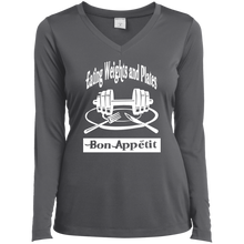 LST353LS Sport-Tek Ladies' LS Performance V-Neck T-Shirt