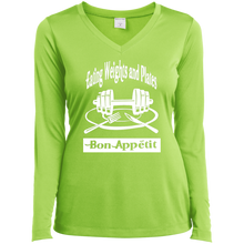LST353LS Sport-Tek Ladies' LS Performance V-Neck T-Shirt