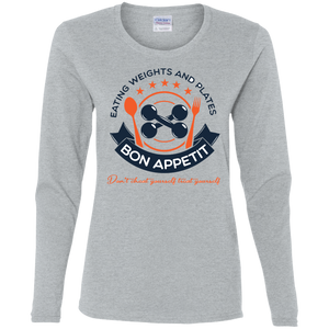 G540L Gildan Ladies' Cotton LS T-Shirt