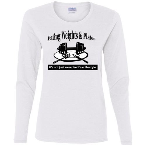 G540L Gildan Ladies' Cotton LS T-Shirt